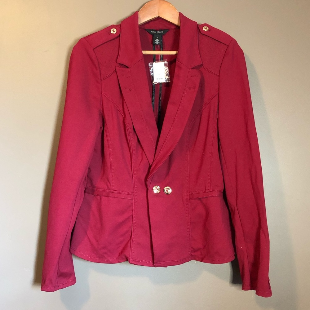 White House/Black Market Women's Red Blazer
